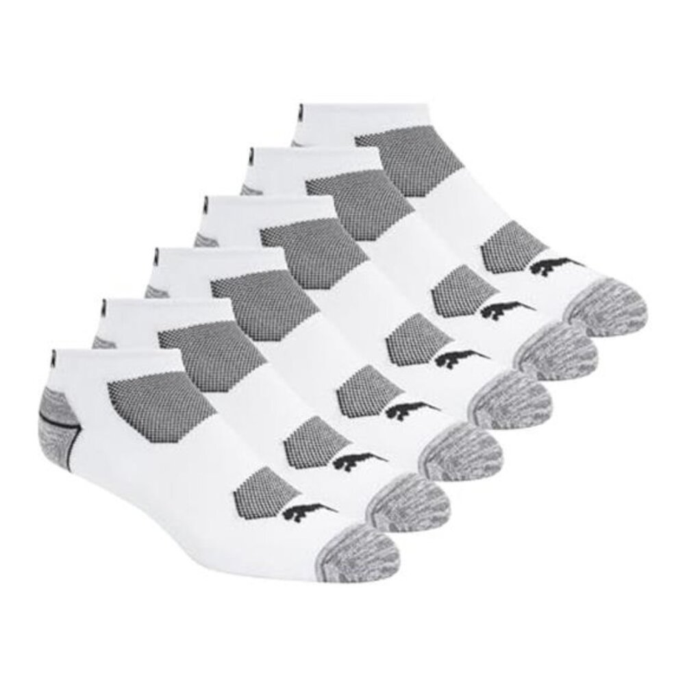 Mens Low Cut Socks 6 Pack Athletic Sneaker No Show Cushioned Comfortable